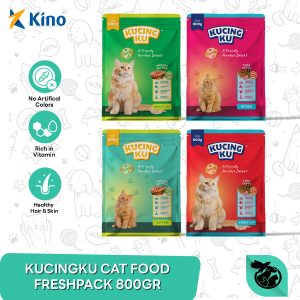 Kucingku Dry Cat Food Adult Kitten Makanan Kucing 800gr Fresh Pack