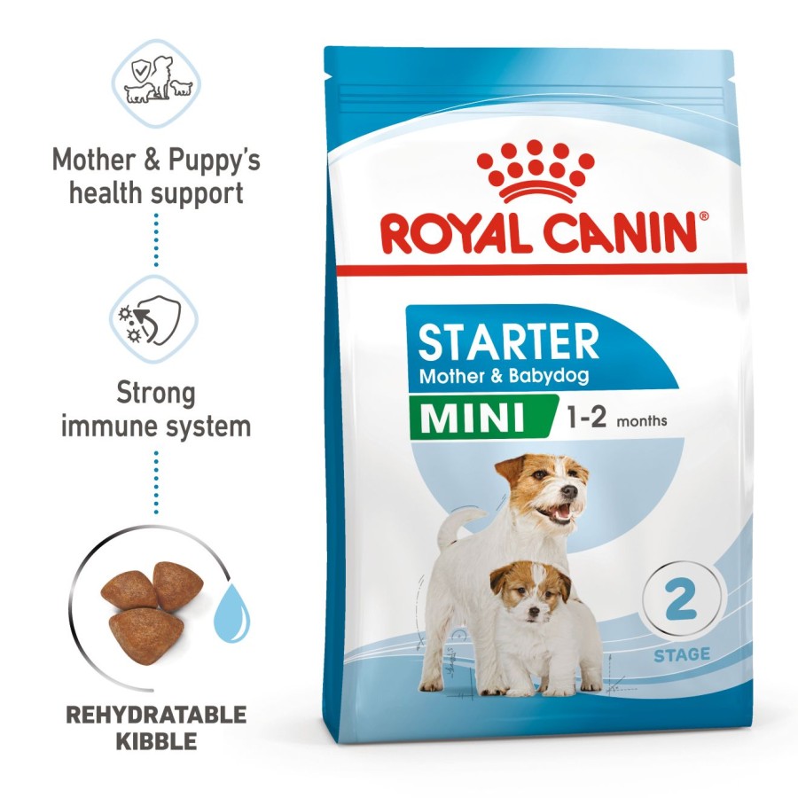 Royal Canin Mini Starter Dry Dog Food Makanan Induk & Anak Anjing 1kg - Image 2