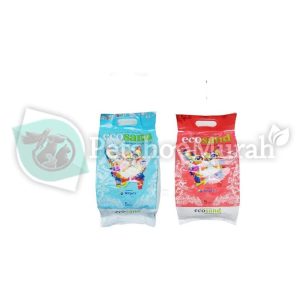 Pasir Kucing Gumpal wangi Clumping Ecosand 5 LItter Non Cub N kit