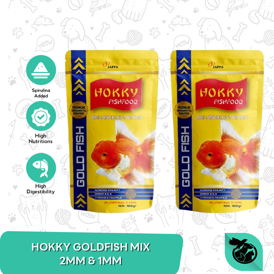 Makanan Ikan Mas Hokky Goldfish Mix Fish Food