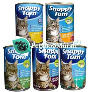 Snappy Tom 400 gr Makanan Kucing wet food 400gr Adult yummy