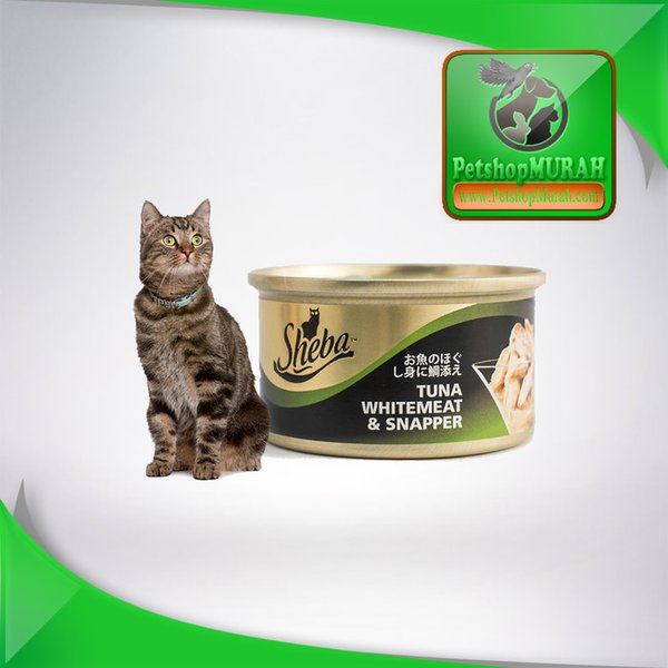 Makanan Kucing Premium - Sheba Tuna Whitemeat & Snapper 85g - Image 3