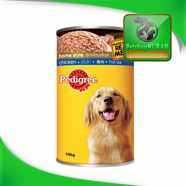 Pedigree Chicken Adult Wet Can Dog Food Makanan Anjing Dewasa Kaleng 1.15kg - Image 5