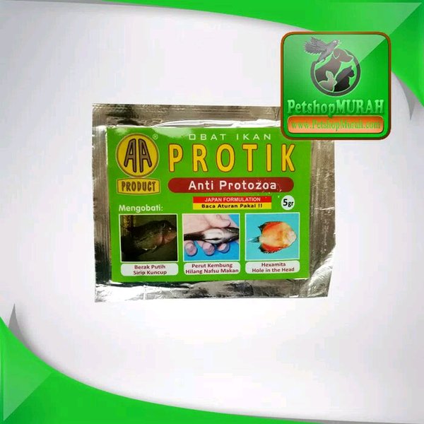 Obat Ikan Hias Anti Protozoa - Protik Anti Protozoa 5g