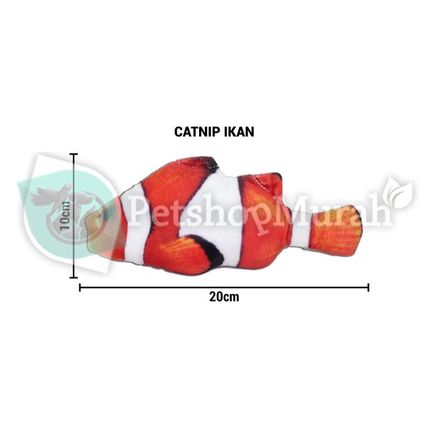 Mainan Kucing Gigitan Pet Toy Cat Nip Catnip Fish Ikan Murah - Image 2