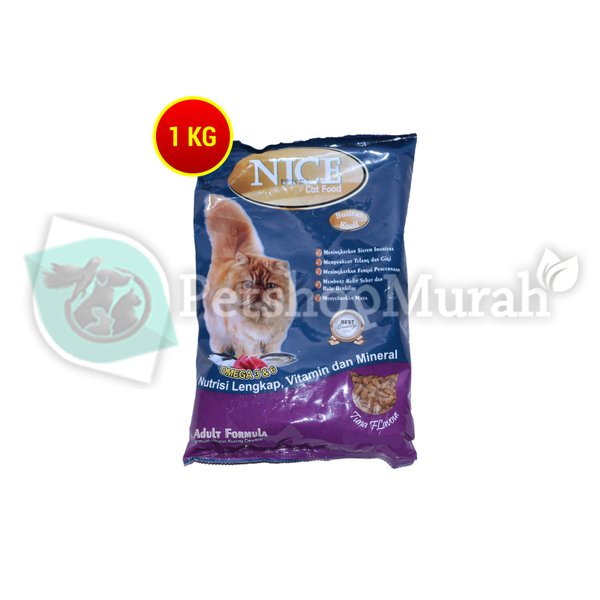 Nice Cat Makanan Kucing Fresh Pack Adult Dewasa Kitten 1 Kg Non Bolt - Image 2