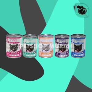 Pawsitive Makanan Basah Wet Food Anak Kucing Dewasa Kaleng 400 Gram
