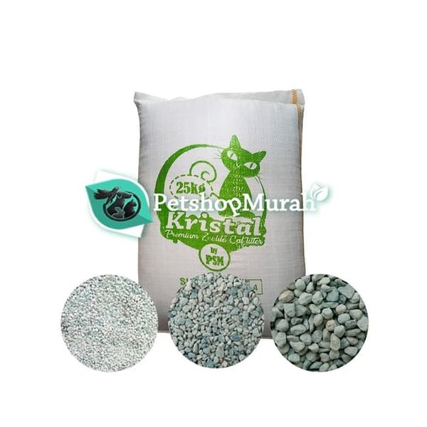 Pasir kucing zeolit karungan 25 kg sak ziolit - Image 2