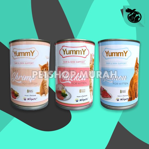 Yummy 400gr Cat Food Makanan Kucing kaleng basah