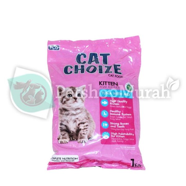 Makanan Anak Kucing Murah Cat Food Cat Choize Kitten 1 KG Non Bolt - Image 2
