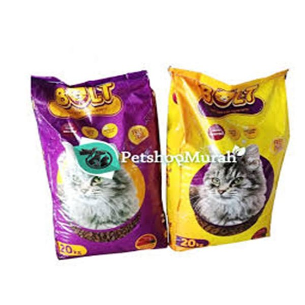 Bolt Adult & Kitten Dry Cat Food Makanan Anak Kucing & Dewasa 20kg