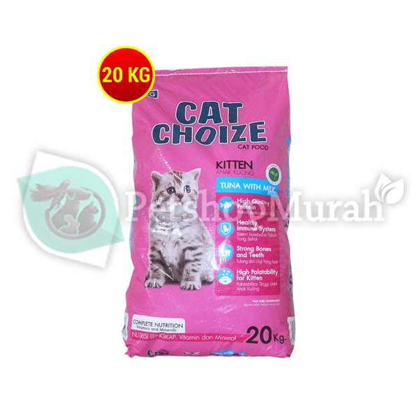 Makanan Anak Kucing Murah Cat Food Cat Choize Kitten 20KG Non Bolt - Image 2