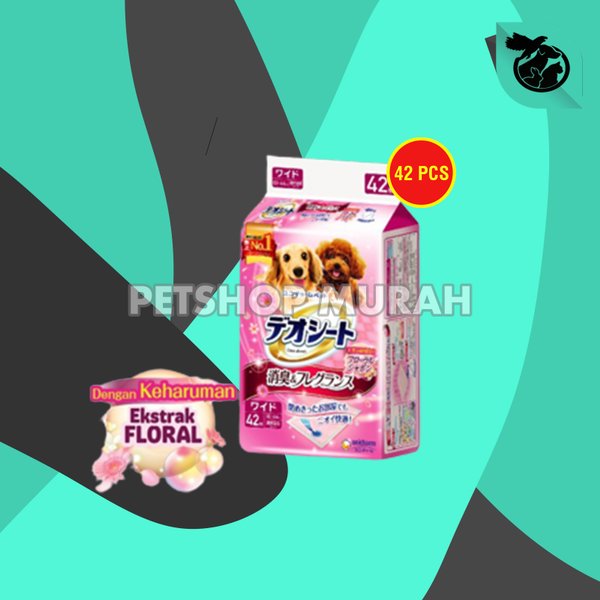 Deo-sheet Alas Pipis Poop anjing Perlak Hewan 42 pcs