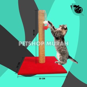 Cakaran Kucing Tiang garukan Mainan Kucing Cat Scratcher Toys