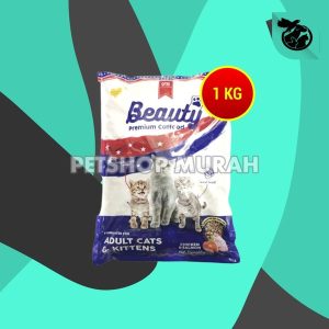 Beauty Cat Food premium makanan Kucing Dewasa Anakan Adult Kitten 1 KG
