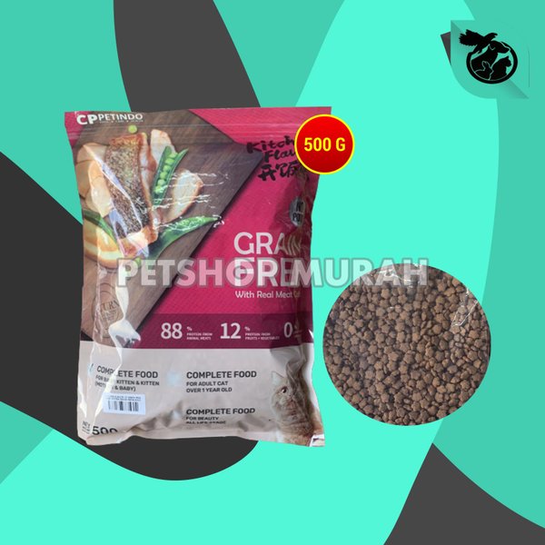 Kitchen Flavour Makanan Kering Kucing Cat food Adult Kitten 500 Gram - Image 3