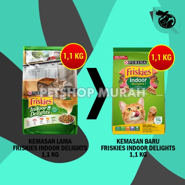 Friskies Indoor Delights Adult Dry Cat Food Makanan Kucing Dewasa 1kg - Image 2