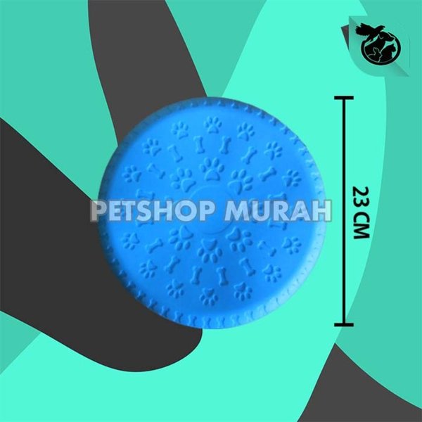 Mainan Anjing Frisbee Motif Piring terbang lempar tangkap - Image 2