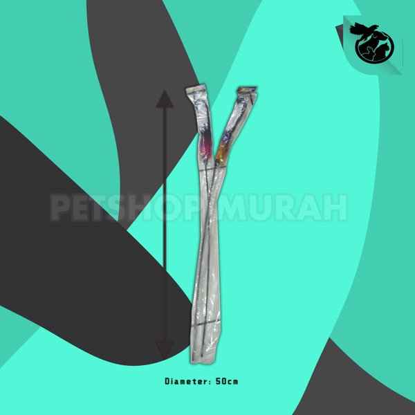 Mainan Kucing tongkat Bulu Bulu Kucing