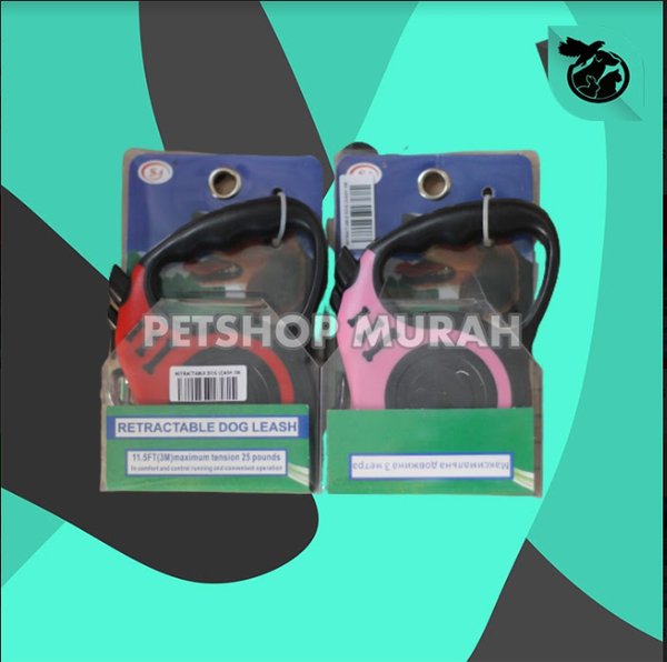 Tali Tuntun HEWAN SJ-188-5M / RETRACTABLE DOG LEASH 5M - Image 2