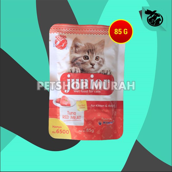 Makanan Basah Kucing Junior Wet Food Pouch 85 Gram Non Whiskas - Image 2
