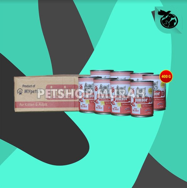 Makanan Kucing Junior Wet Food Kaleng 400 Gram Dus isi 24 Pcs - Image 4