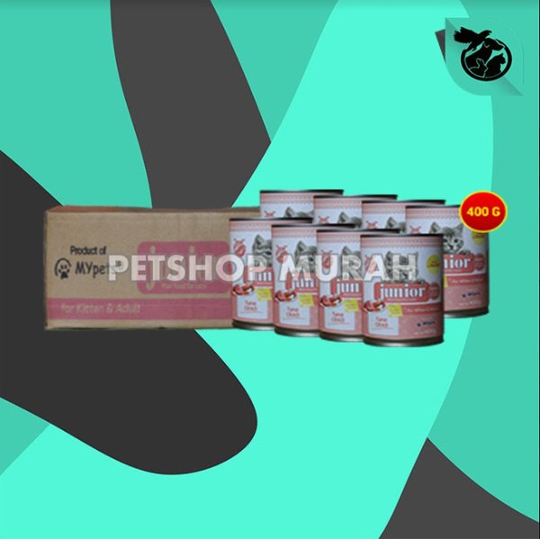 Makanan Kucing Junior Wet Food Kaleng 400 Gram Dus isi 24 Pcs - Image 2