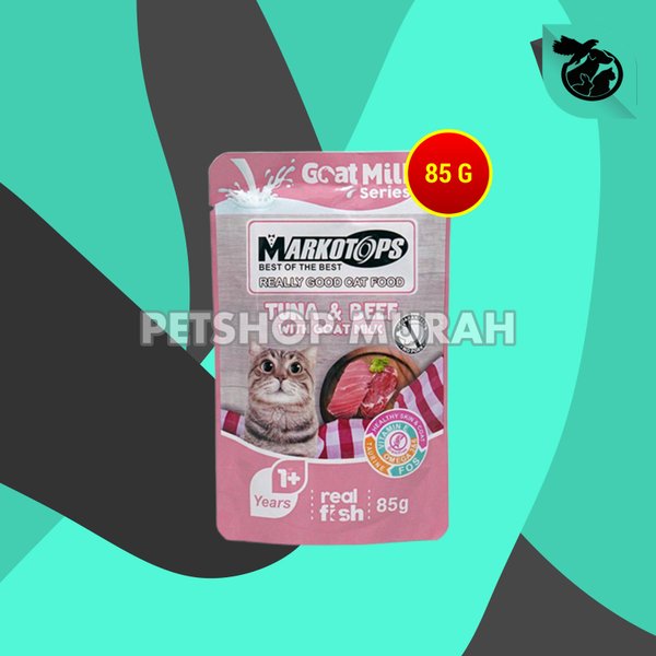 Markotops Makanan Kucing basah Pouch Sachet Cat Food Wet Food 85 Gram