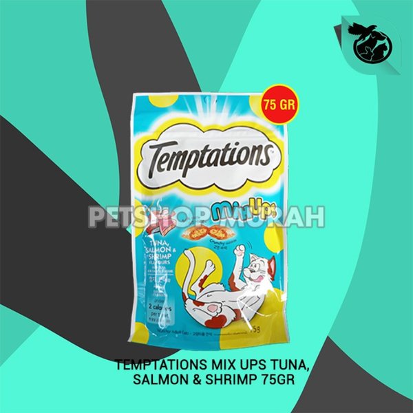 Snack Cemilan Kucing Cat Treat Temptations Mix Up 75 Gram - Image 2
