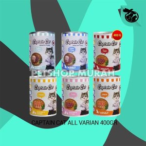 Makanan Basah Kucing Kaleng Can Captain Wet Food 400 Gram
