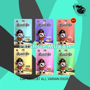 Makanan Basah Kucing Captain Wet Food Pouch 85 Gram