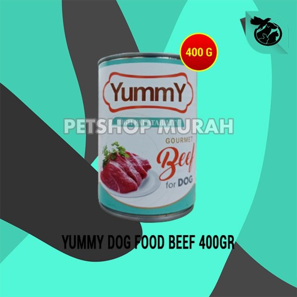 Makanan Basah Anjing Yummy Dog Food Kaleng Can Wet Food 400 Gram - Image 2