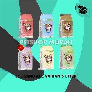 Pasir Kucing Wangi Gumpal EcoSand 5 Litter