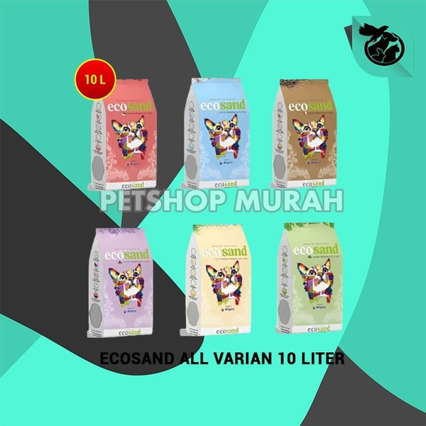 Pasir Kucing Wangi Gumpal EcoSand 10 Litter