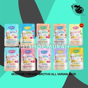 Snack Kucing Cemilan Cat Treats Moochie Creamy 40 Gram