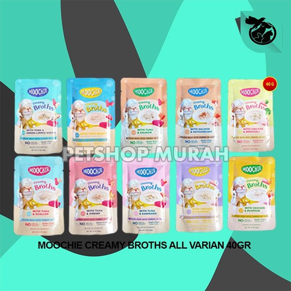 Snack Kucing Cemilan Cat Treats Moochie Creamy 40 Gram