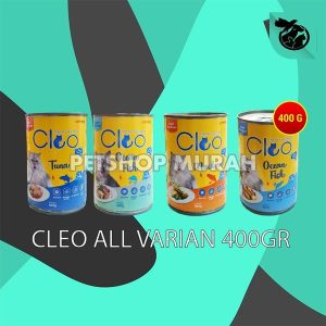 Makanan Basah Kucing Cleo Kaleng Can Wet Food 400 Gram