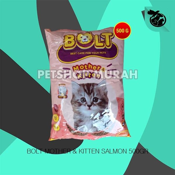 Bolt Mother & Kitten Dry Cat Food Makanan Anak Kucing 500gr Fresh Pack - Image 2