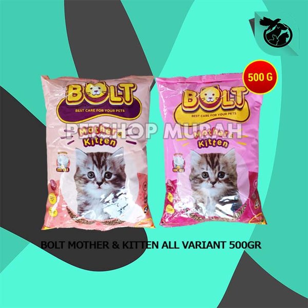 Bolt Mother & Kitten Dry Cat Food Makanan Anak Kucing 500gr Fresh Pack - Image 3