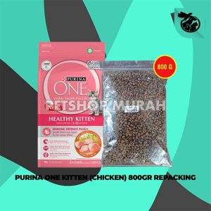 Purina One Dry Cat Food Makanan Kucing 800gr Repack