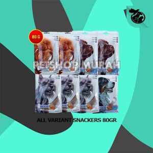 Makanan Anjing Dog Snack Treats Cemilan Snackers 80gr