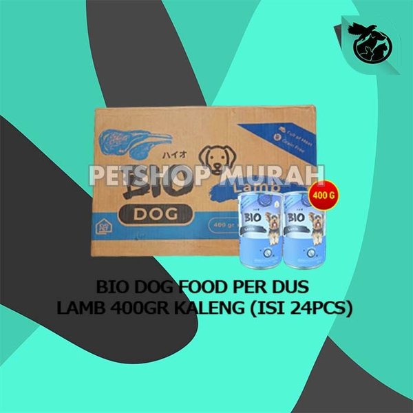 Makanan Basah Anjing Bio Dog Kaleng Can Wet Food 400gr Grosir 24pcs - Image 3