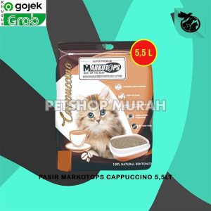 Pasir Kucing - Cat Sand - Pasir Gumpal - Pasir Kucing Markotop 5L