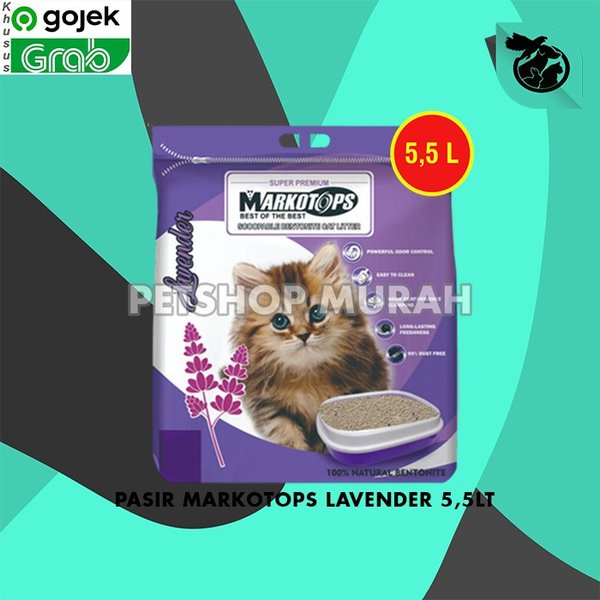 Pasir Kucing - Cat Sand - Pasir Gumpal - Pasir Kucing Markotop 5L - Image 2