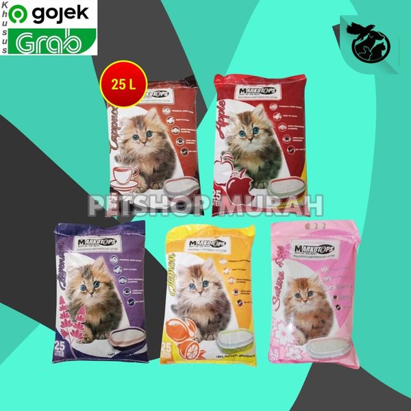 Pasir Kucing - Cat Sand - Pasir Gumpal - Pasir Kucing Markotop 25 Lt - Image 2