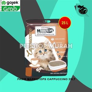 Pasir Kucing - Cat Sand - Pasir Gumpal - Pasir Kucing Markotop 25 Lt