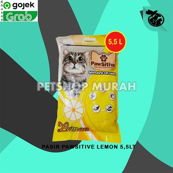 Pasir Kucing Wangi Pawsitive Bentonite Gumpal Clumping 5.5Liter - Image 3