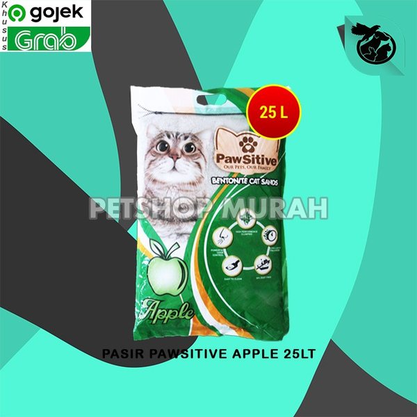 Pasir Kucing Wangi Pawsitive 25L Bentonite Gumpal Clumping 25 Liter - Image 2