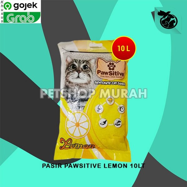 Pasir Kucing Wangi Pawsitive 10L Bentonite Gumpal Clumping - Image 5