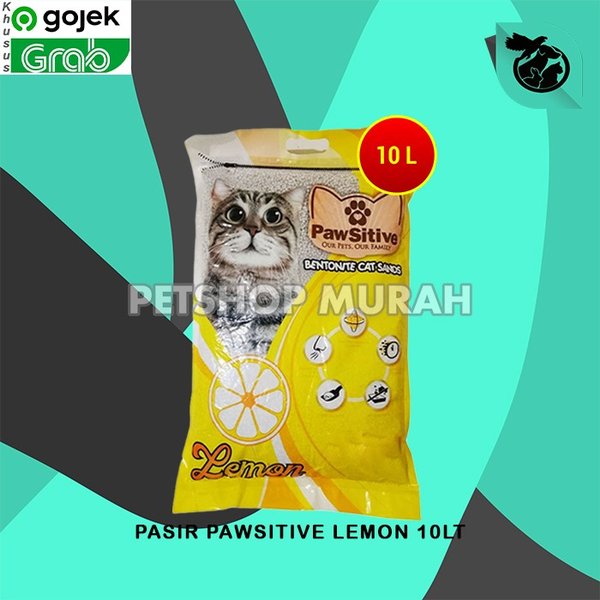 Pasir Kucing Wangi Pawsitive 10L Bentonite Gumpal Clumping - Image 4